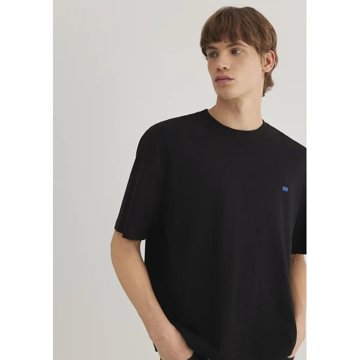 Mavi 0612578-900 Siyah Boxy Fit Basic Tişört