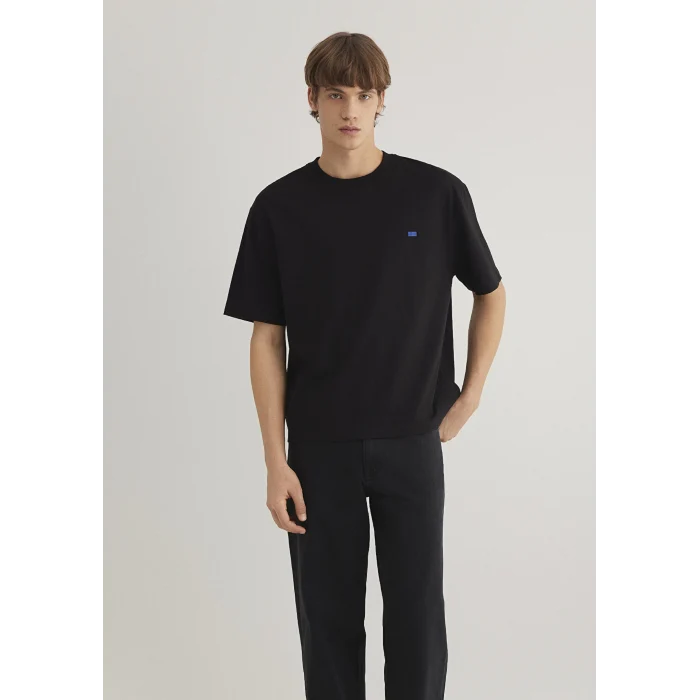 Mavi 0612578-900 Siyah Boxy Fit Basic Tişört