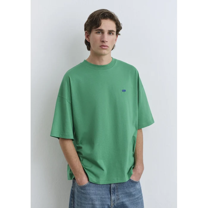 Mavi 0611931-71704 Bisiklet Yaka Yeşil Basic Tişört