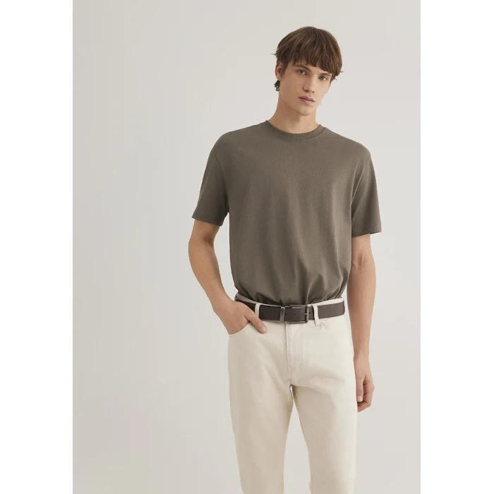 Mavi 066249-70376 Kahverengi Basic Tişört