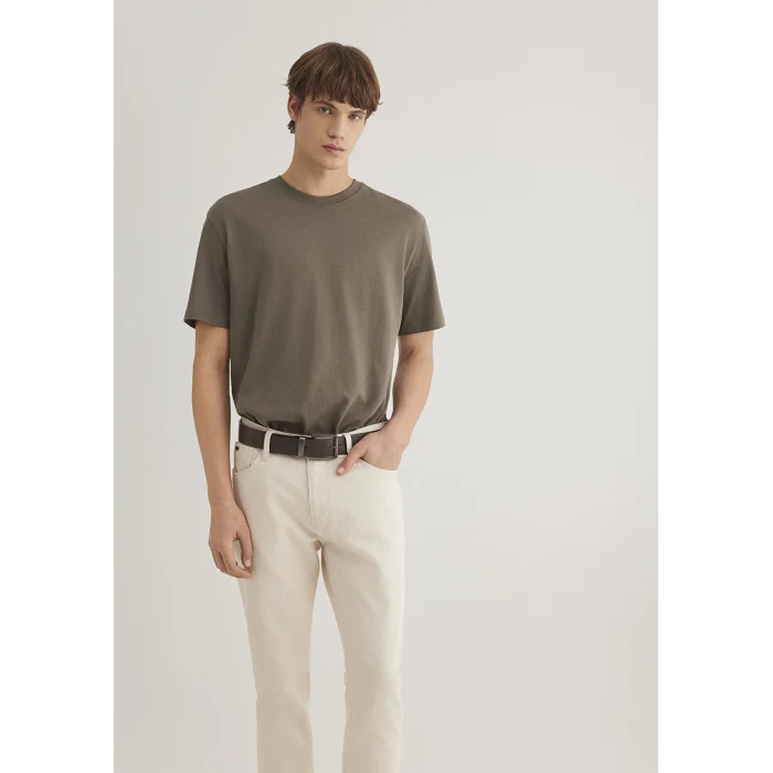 Mavi 066249-70376 Kahverengi Basic Tişört