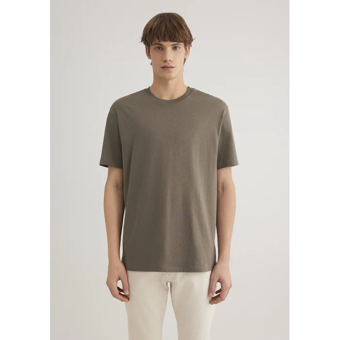 Mavi 066249-70376 Kahverengi Basic Tişört