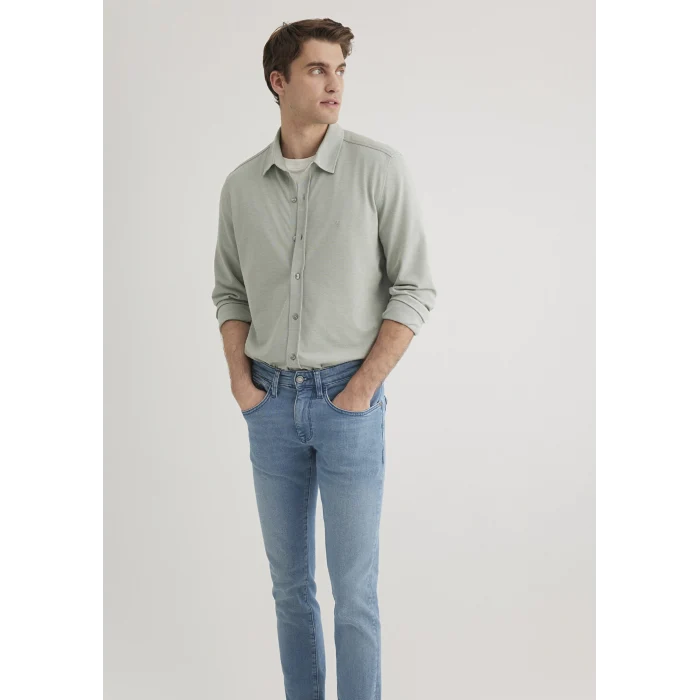 Mavi 0210294-71476 Yeşil Örme Gömlek