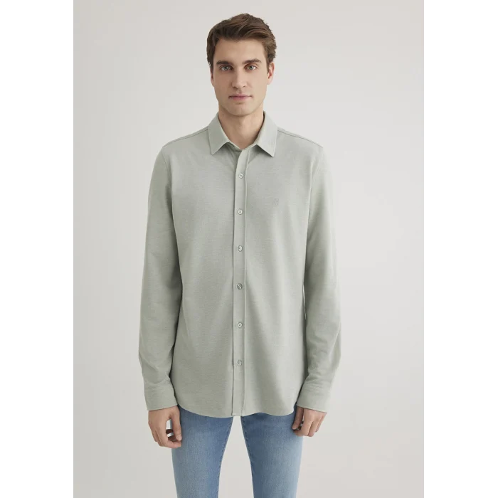 Mavi 0210294-71476 Yeşil Örme Gömlek