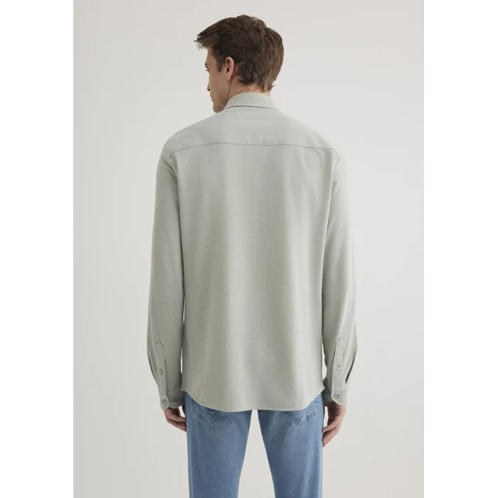 Mavi 0210294-71476 Yeşil Örme Gömlek