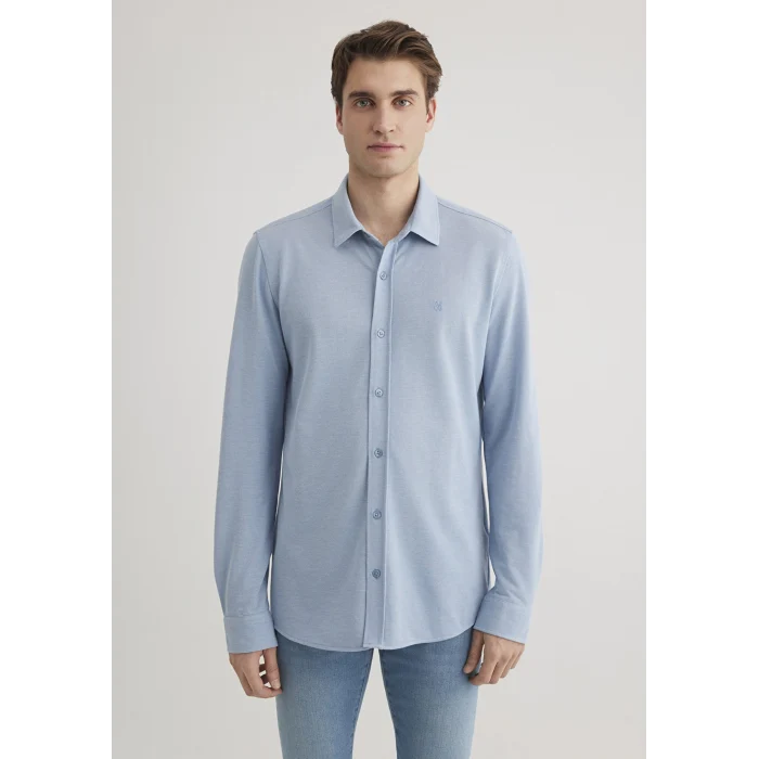 Mavi 0210294-70730 Mavi Örme Gömlek