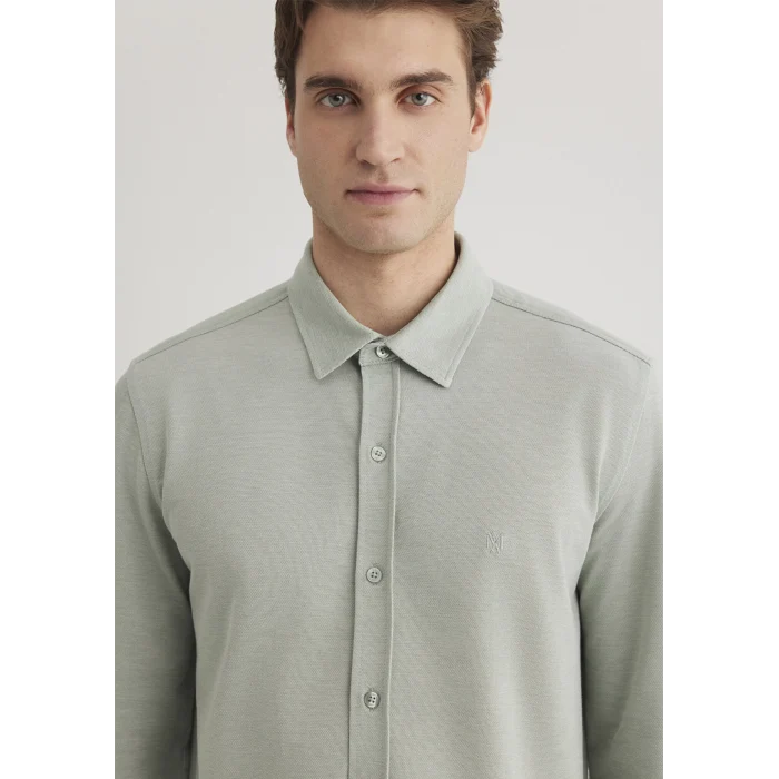 Mavi 0210294-71476 Yeşil Örme Gömlek