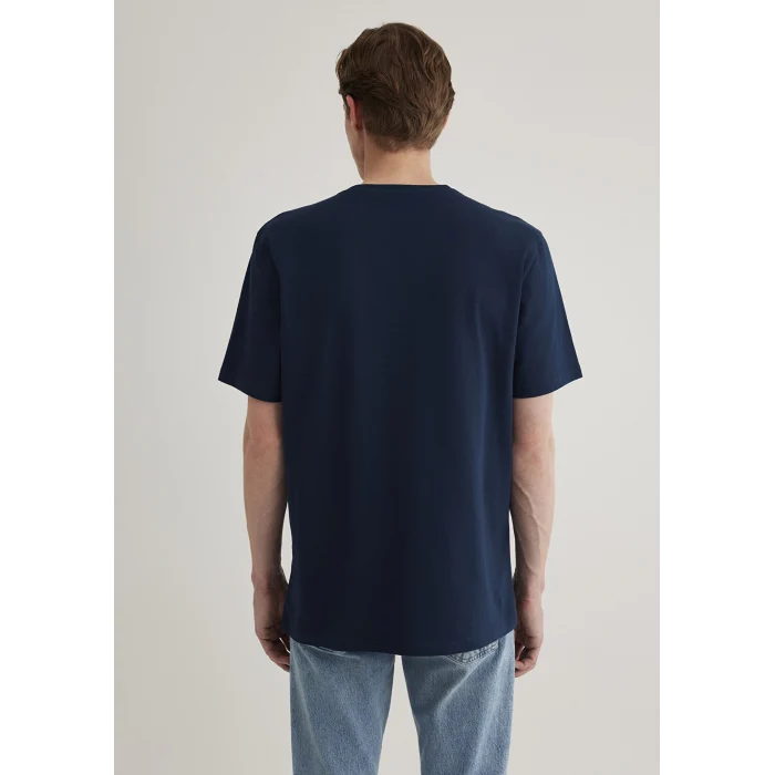 Mavi 0610635-70490 Mavi Logo Baskılı Lacivert Tişört