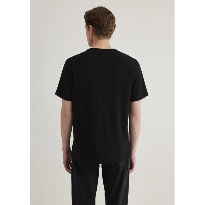 Mavi 0611714-900 Mavi Logo Baskılı Siyah Tişört