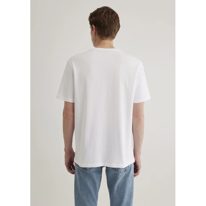 Mavi 066842-620 Mavi Logo Baskılı Beyaz Tişört