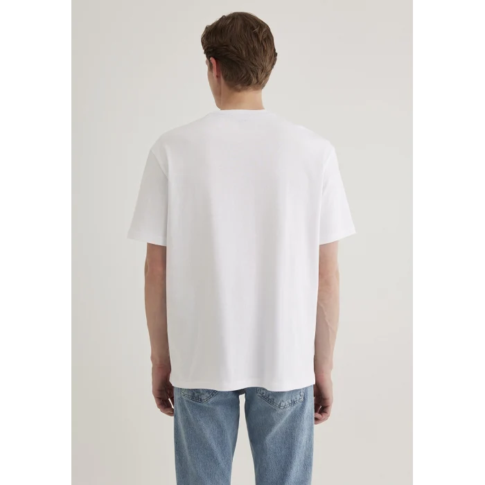 Mavi 067074-620 Mavi Logo İşlemeli Beyaz Basic Tişört