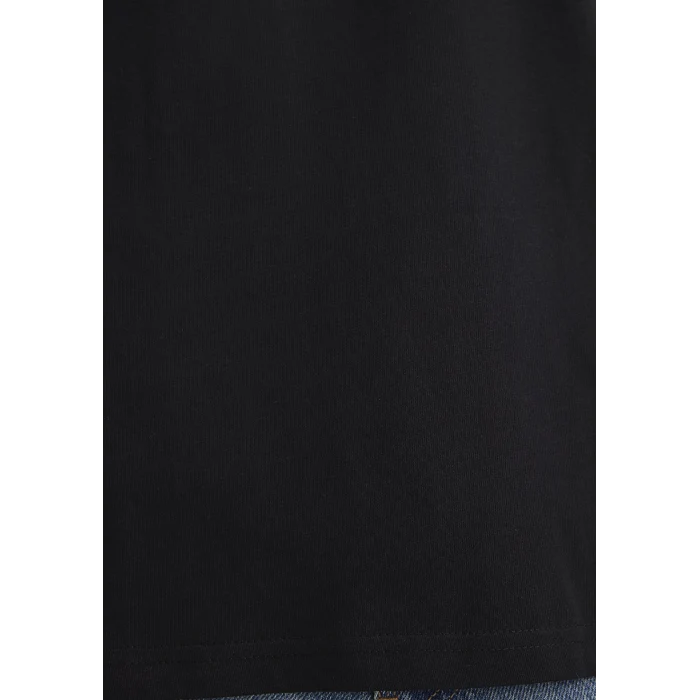 Mavi 0611313-900 Mavi Logo Sırt Baskılı Siyah Tişört