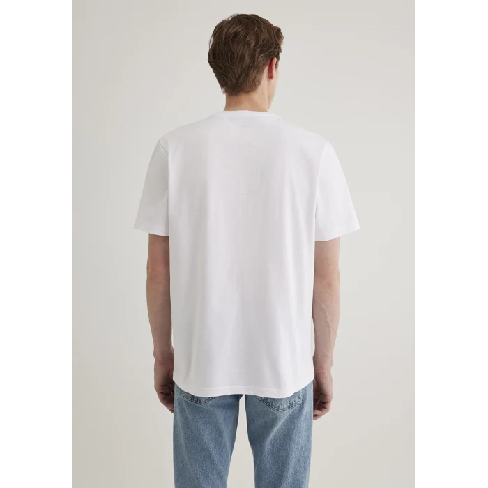 Mavi 0611714-620 Mavi Logo Baskılı Beyaz Tişört