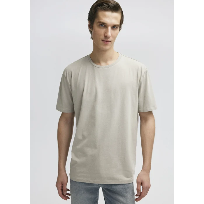 Mavi 0610136-70100 Stretch Bej Basic Tişört