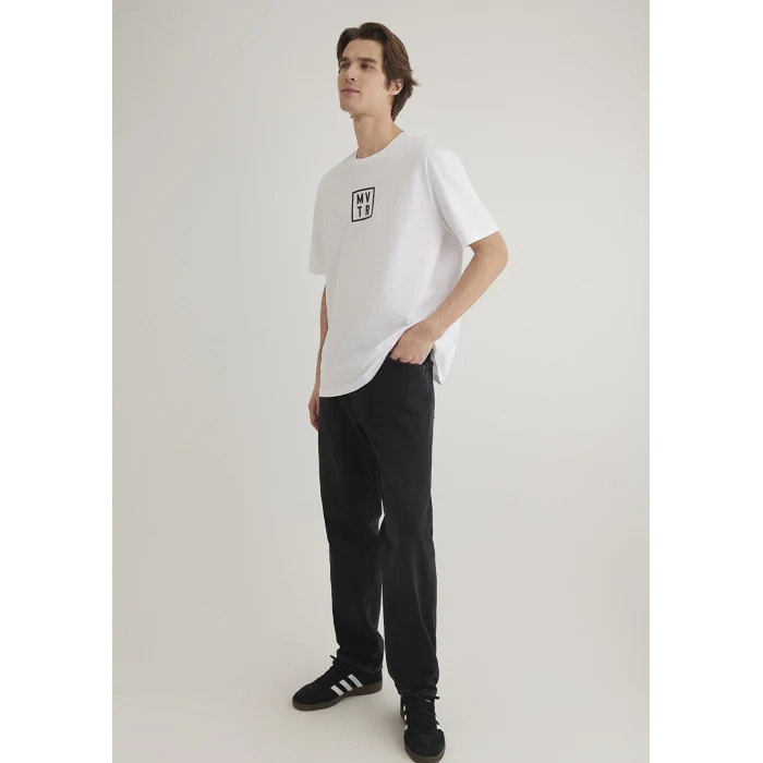 Mavi 0612004-620 MVTR Baskılı Beyaz Tişört