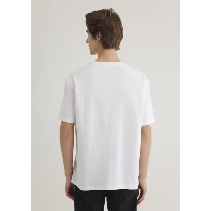 Mavi 0612004-620 MVTR Baskılı Beyaz Tişört