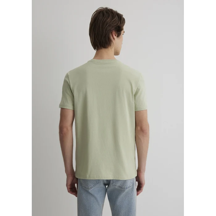 Mavi 066846-85873 Mavi Logo Baskılı Yeşil Tişört