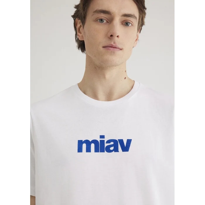 Mavi 067153-620 Miav Baskılı Beyaz Tişört