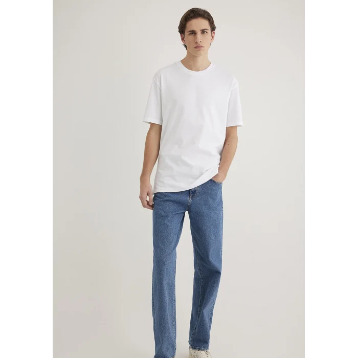 Mavi 0611313-620 Mavi Logo Sırt Baskılı Beyaz Tişört