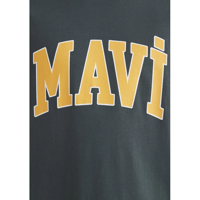 Mavi 0611711-71598 Mavi Logo Baskılı Yeşil Tişört