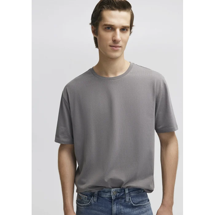 Mavi 0610136-80618 Stretch Gri Basic Tişört