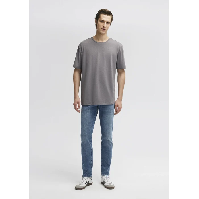 Mavi 0610136-80618 Stretch Gri Basic Tişört