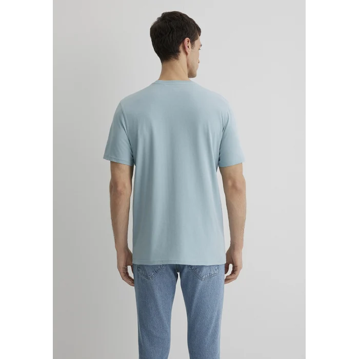 Mavi 066846-70838 Mavi Logo Baskılı Mavi Tişört