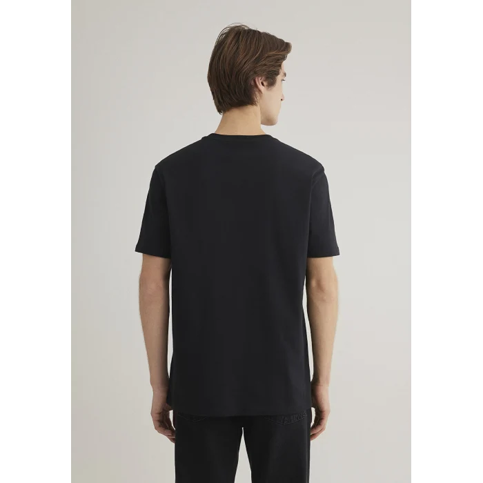 Mavi 0610254-900 Mavi Logo Baskılı Siyah Tişört