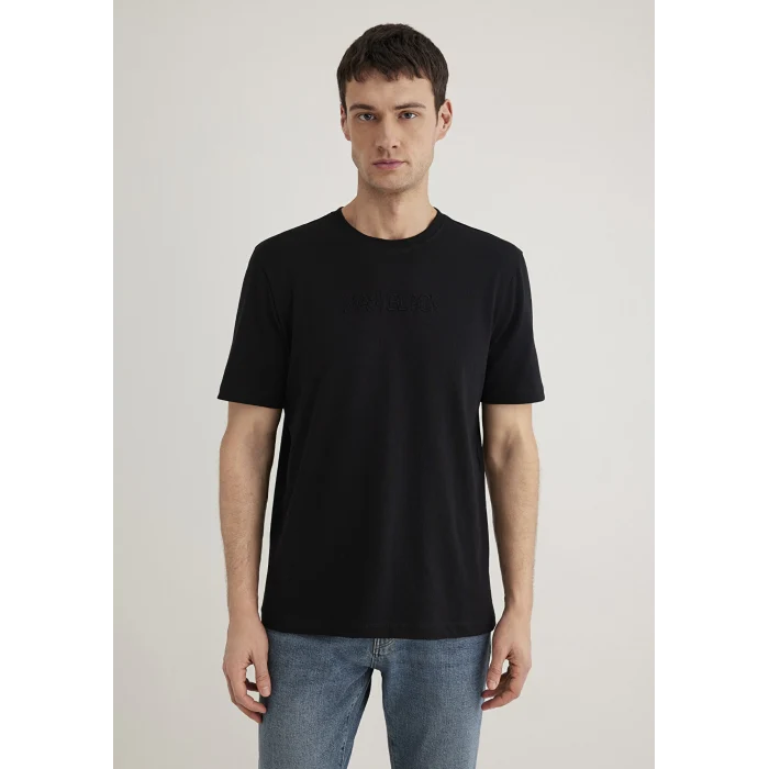 Mavi 0612644-900 Mavi Black Nakışlı Siyah Tişört