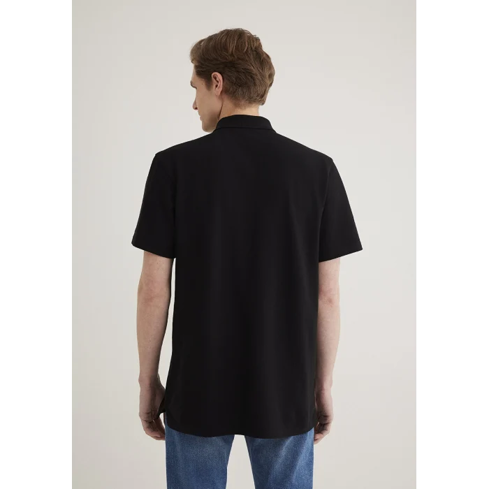 Mavi 0612525-900 Yarı Fermuarlı Siyah Polo Tişört