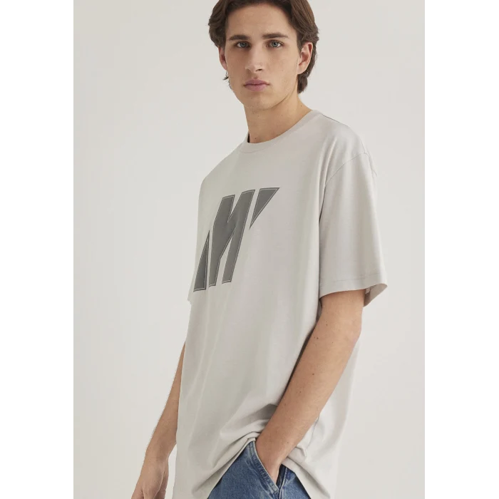 Mavi 0612751-70080 Mavi Pro Logo Gri Tişört