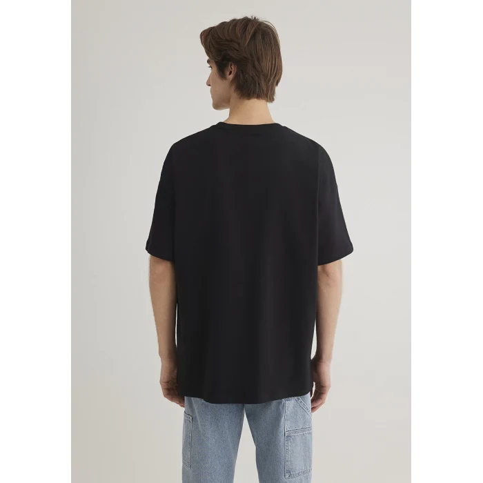 Mavi 0612469-900 Mavi Baskılı Siyah Tişört