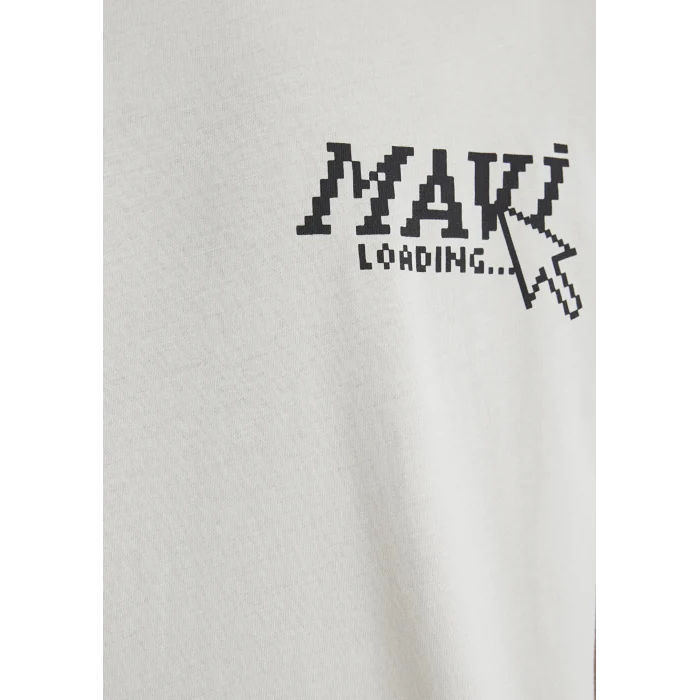 Mavi 0612572-70142 Baskılı Gri Tişört