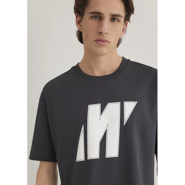 Mavi 0612751-80106 Mavi Pro Logo Antrasit Tişört