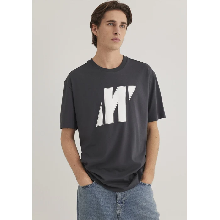 Mavi 0612751-80106 Mavi Pro Logo Antrasit Tişört