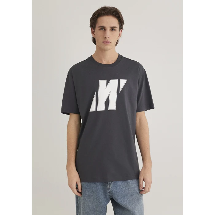 Mavi 0612751-80106 Mavi Pro Logo Antrasit Tişört