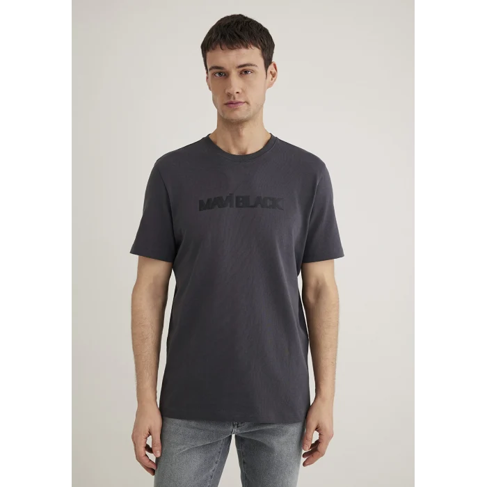 Mavi 0612643-80106 Mavi Black Baskılı Antrasit Tişört