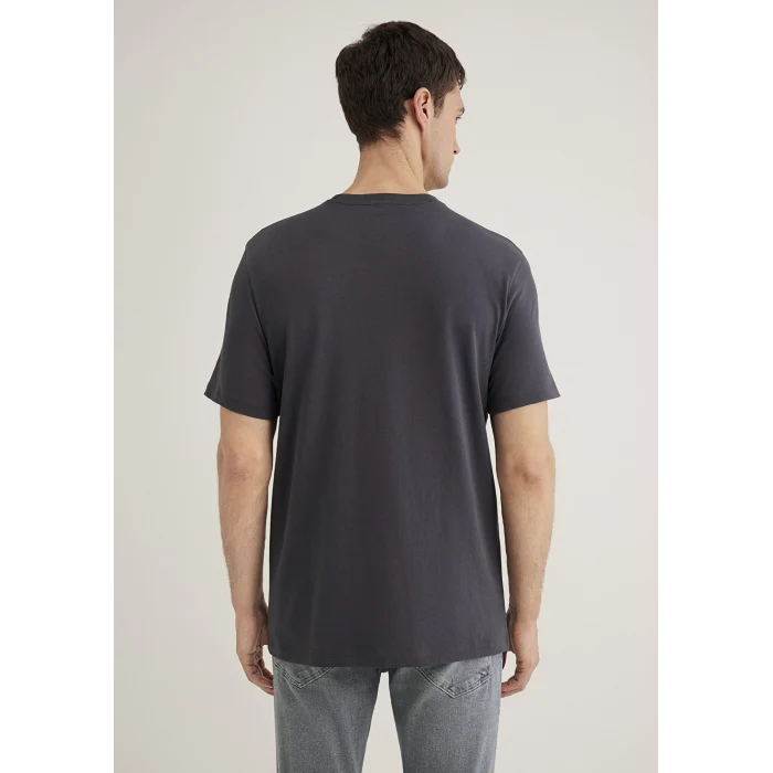 Mavi 0612643-80106 Mavi Black Baskılı Antrasit Tişört
