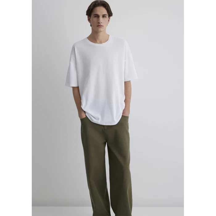 Mavi 066902-620 Organik Pamuk Beyaz Oversize Tişört