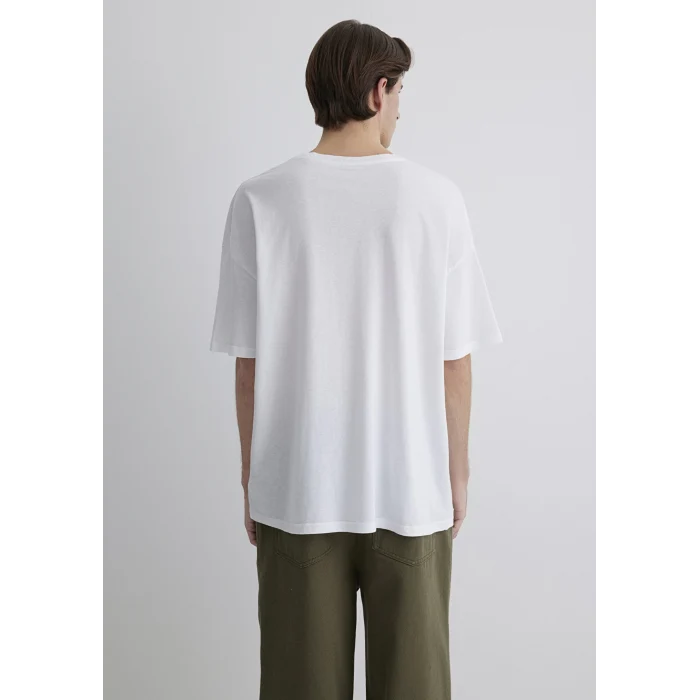 Mavi 066902-620 Organik Pamuk Beyaz Oversize Tişört