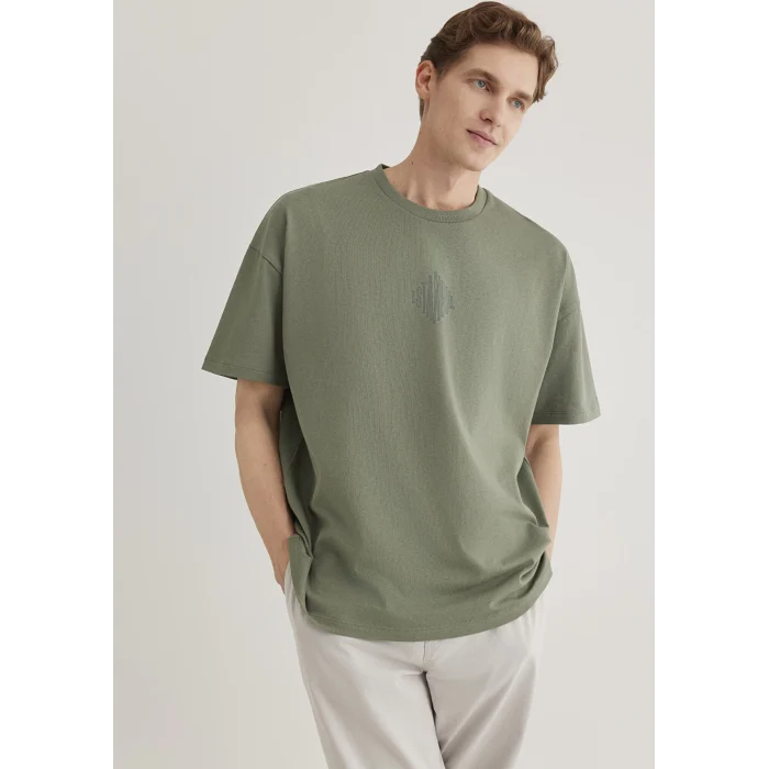 Mavi 0611882-80692 Sırt Baskılı Haki İstanbul Tişört