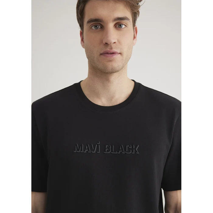 Mavi 0612527-900 Mavi Black Baskılı Siyah Tişört