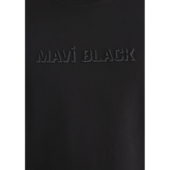 Mavi 0612527-900 Mavi Black Baskılı Siyah Tişört