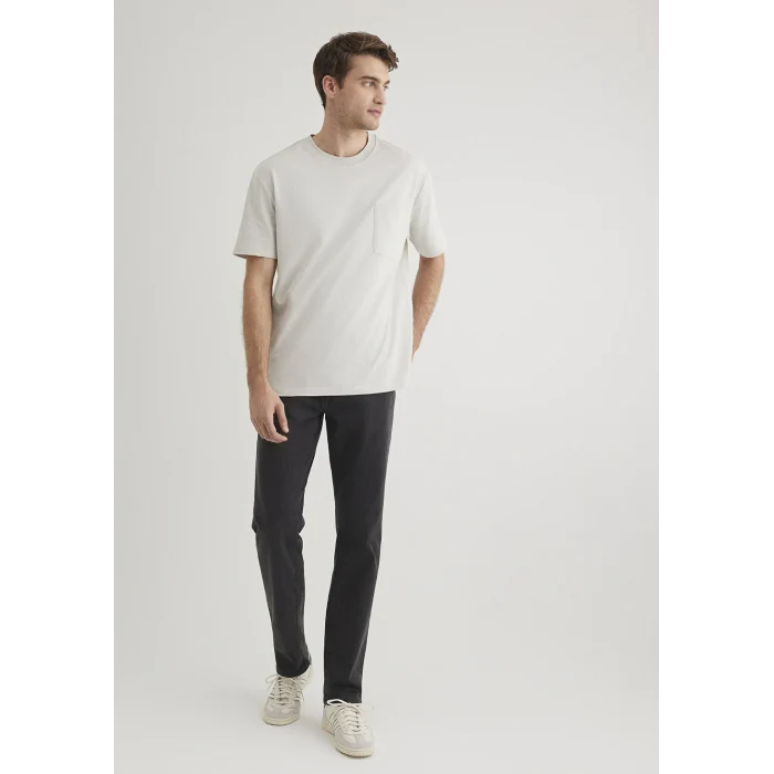 Mavi 066248-70080 Cep Detaylı Gri Basic Tişört