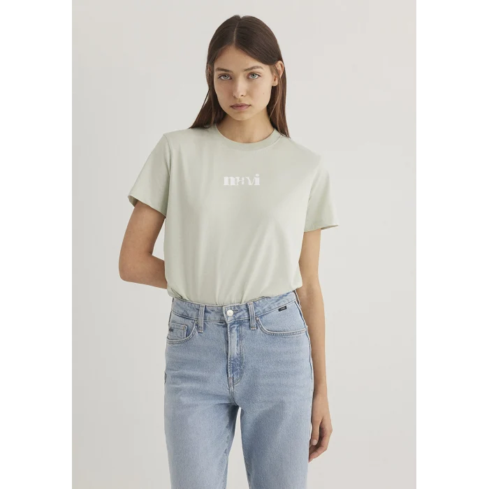 Mavi 1612241-70148 Mavi Baskılı Yeşil Tişört