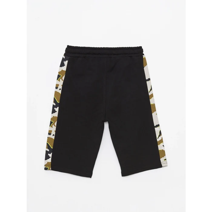 LCW Kids Siyah Beli Lastikli Baskılı Erkek Çocuk Roller