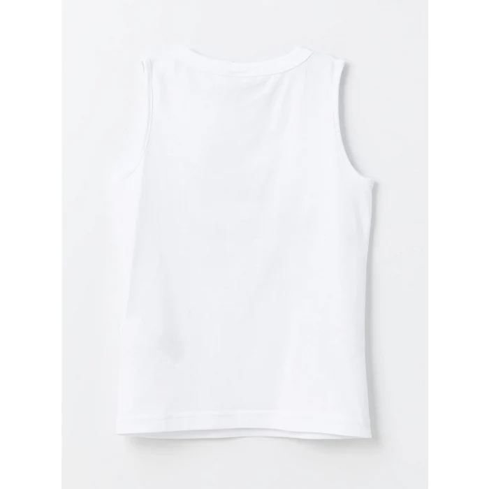 LCW Kids Lacivert Bisiklet Yaka Erkek Çocuk Atlet ve Deniz Şortu