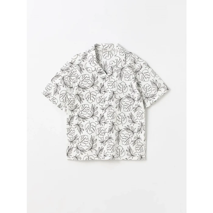 LCW Kids Kahverengi Rahat Kalıp Erkek Çocuk Gömlek