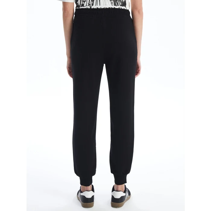 LCW Vision Siyah Beli Lastikli Kadın Kalın Jogger Eşofman Altı