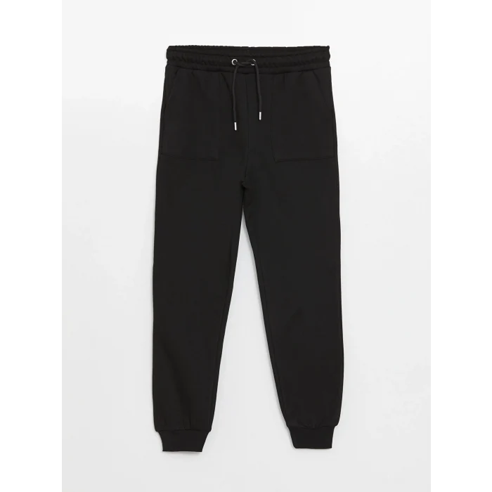 LCW Vision Siyah Beli Lastikli Kadın Kalın Jogger Eşofman Altı